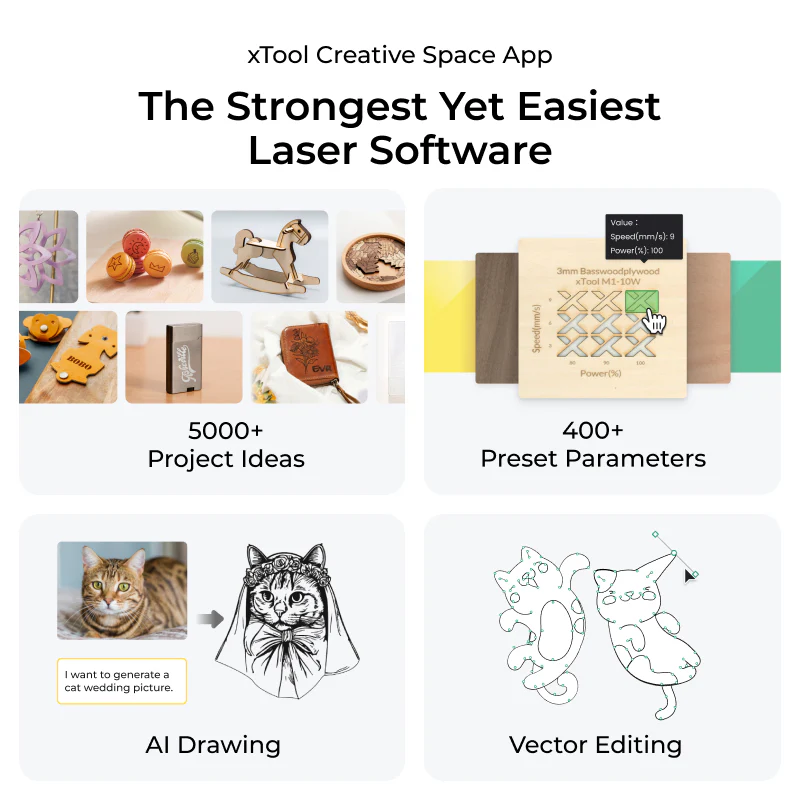 xTool S1 Laser Cutter – The Ultimate Solution for Creativity and Small Business 38a07d190d16bedf574035870b5f418a f65e8b82 7f79 407a 8922 7d2f5ffc4d95 1