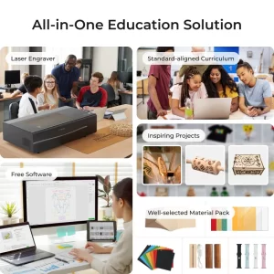 xTool P2S 55W Desktop CO2 Laser Cutter for Education: The Future of Classroom Innovation P2S 55W Laser Cutter