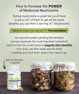 7 Mushrooms That Power Up Your Health: Discover 7M+ by Organixx 7MUSHCarousel04